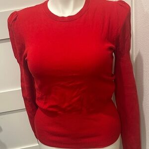 Red Crew Neck Sweater